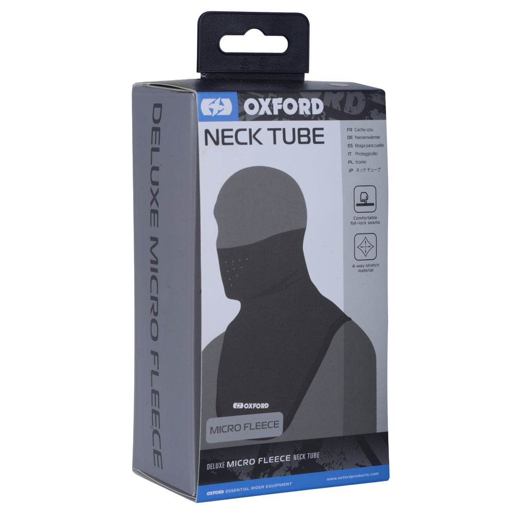 Oxford Deluxe Neck Tube Micro Fleece - Black