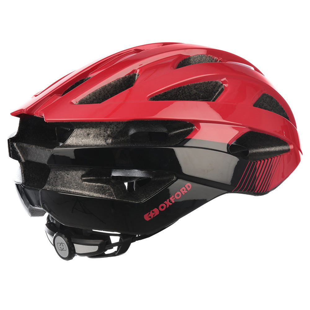 Oxford Raven Road Helmet 58-61cm Red