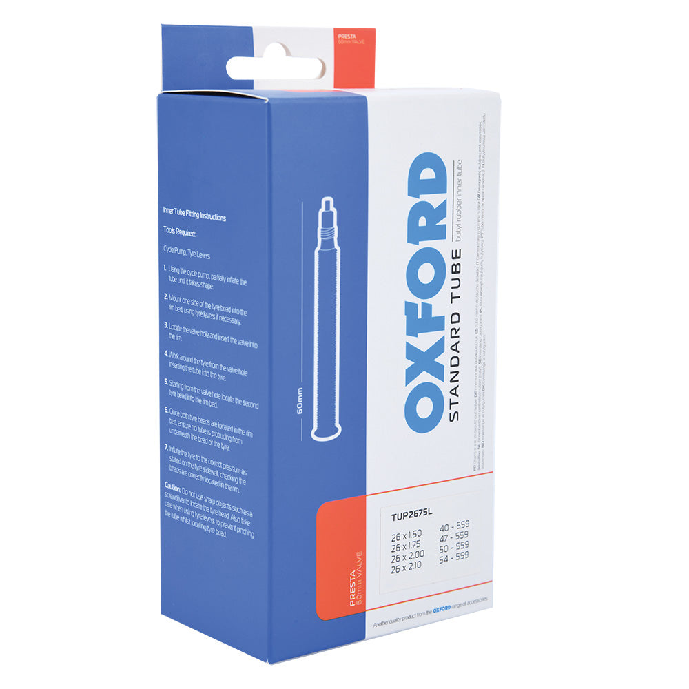 Oxford Inner Tube 26 x 1.50-2.10 Schrader 60mm