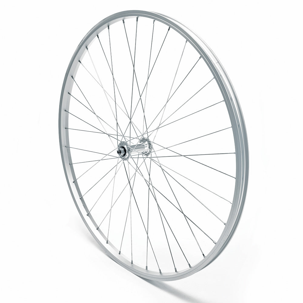 Front Wheel 700c Hybrid Single Wall Silver QR