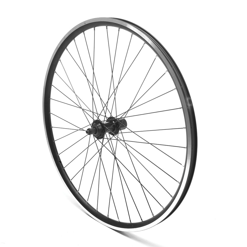 Rear Wheel 26' MTB Cassette Black D/Wall QR V-Brake