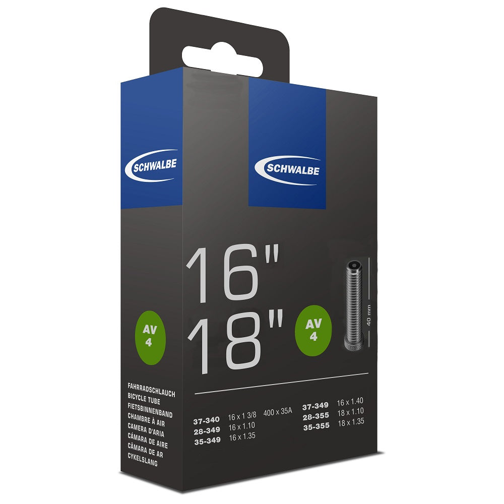 Schwalbe AV4 Inner Tube 16 x 3/8 – Love My Bike Shop