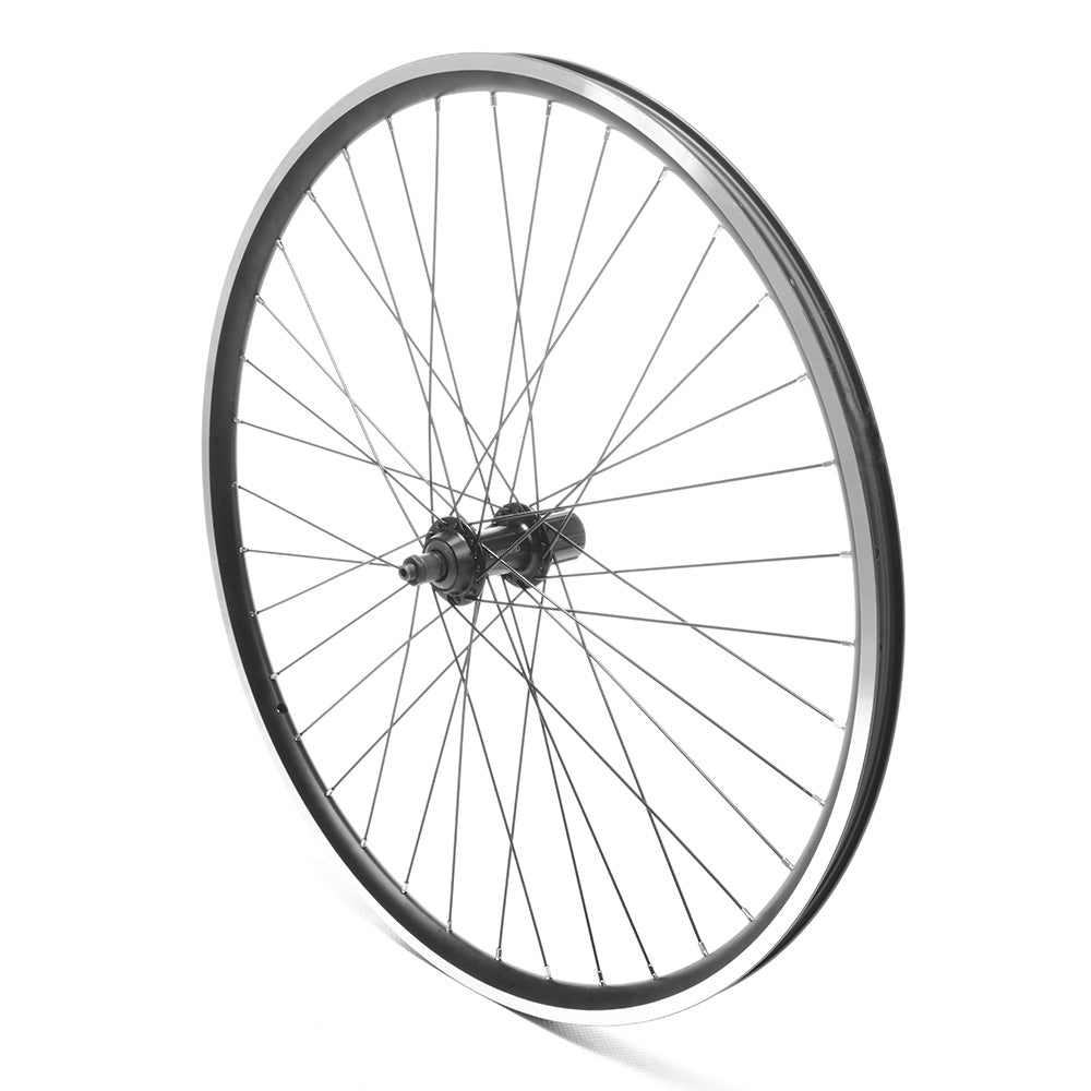 Rear Wheel 26' MTB Freewheel Black D/Wall QR Disc Ready