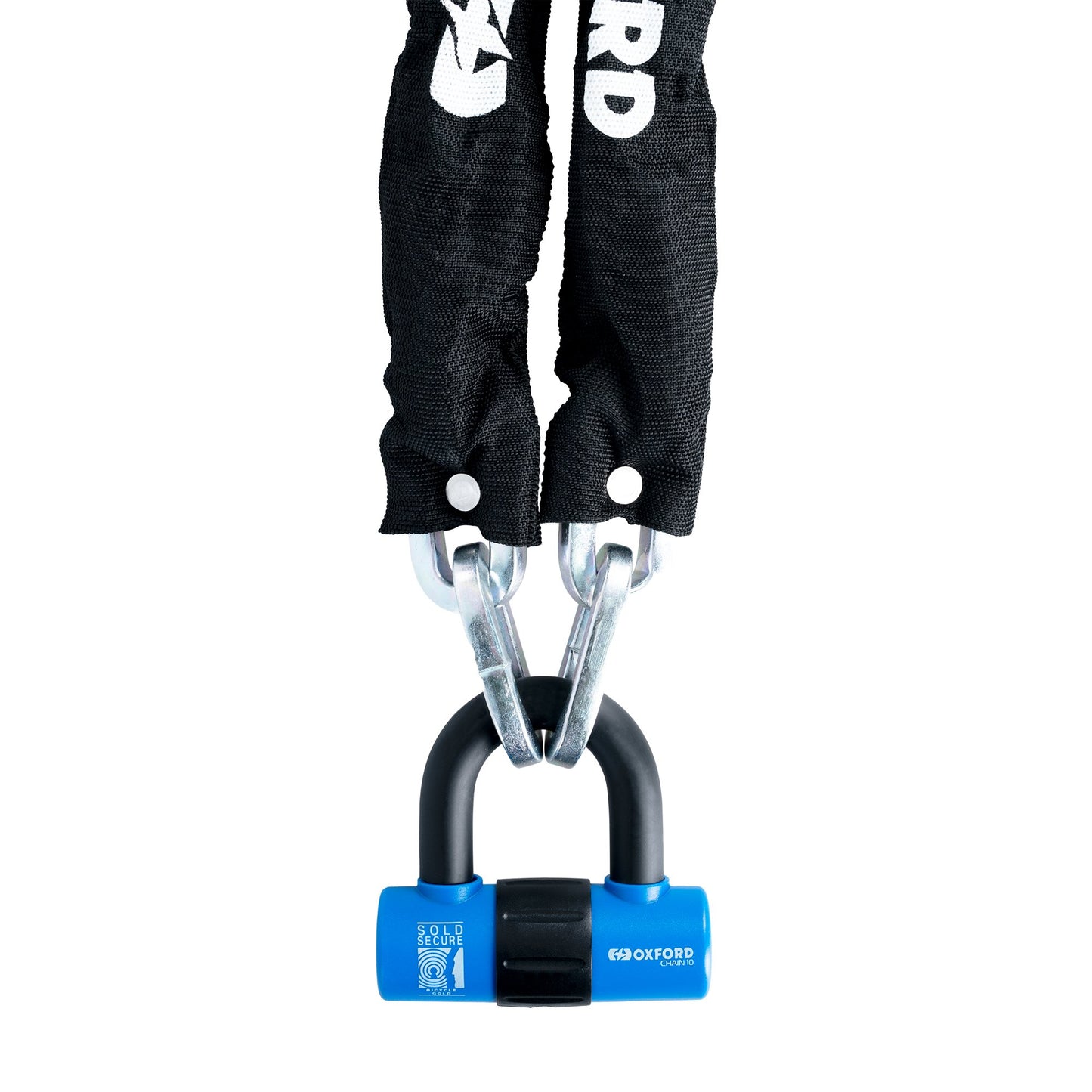 Oxford Chain 10 Chain Lock & Mini Shackle 10mm x 1400mm