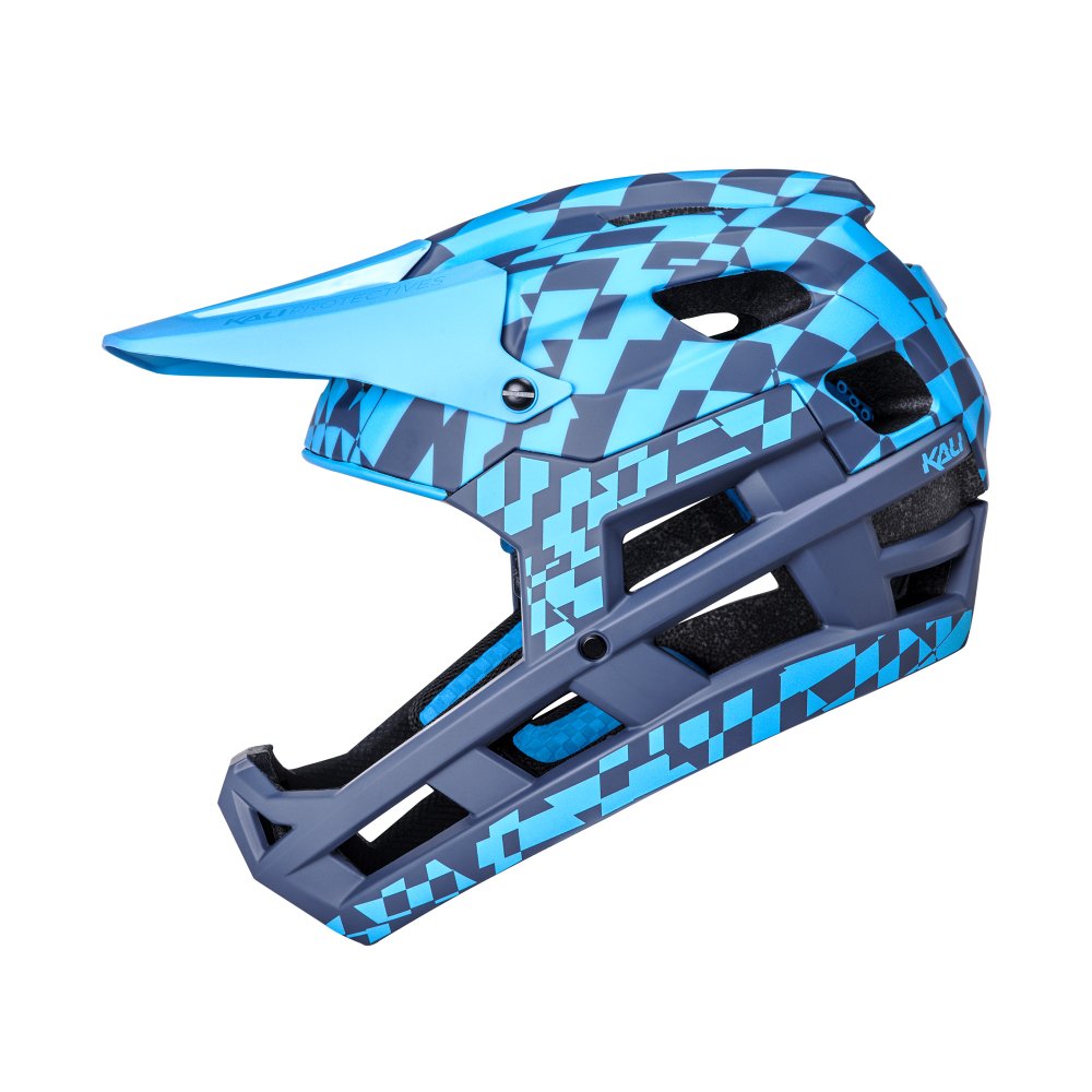 Kali LTD DH Invader Glitch Gls Navy/Cyan XS-M
