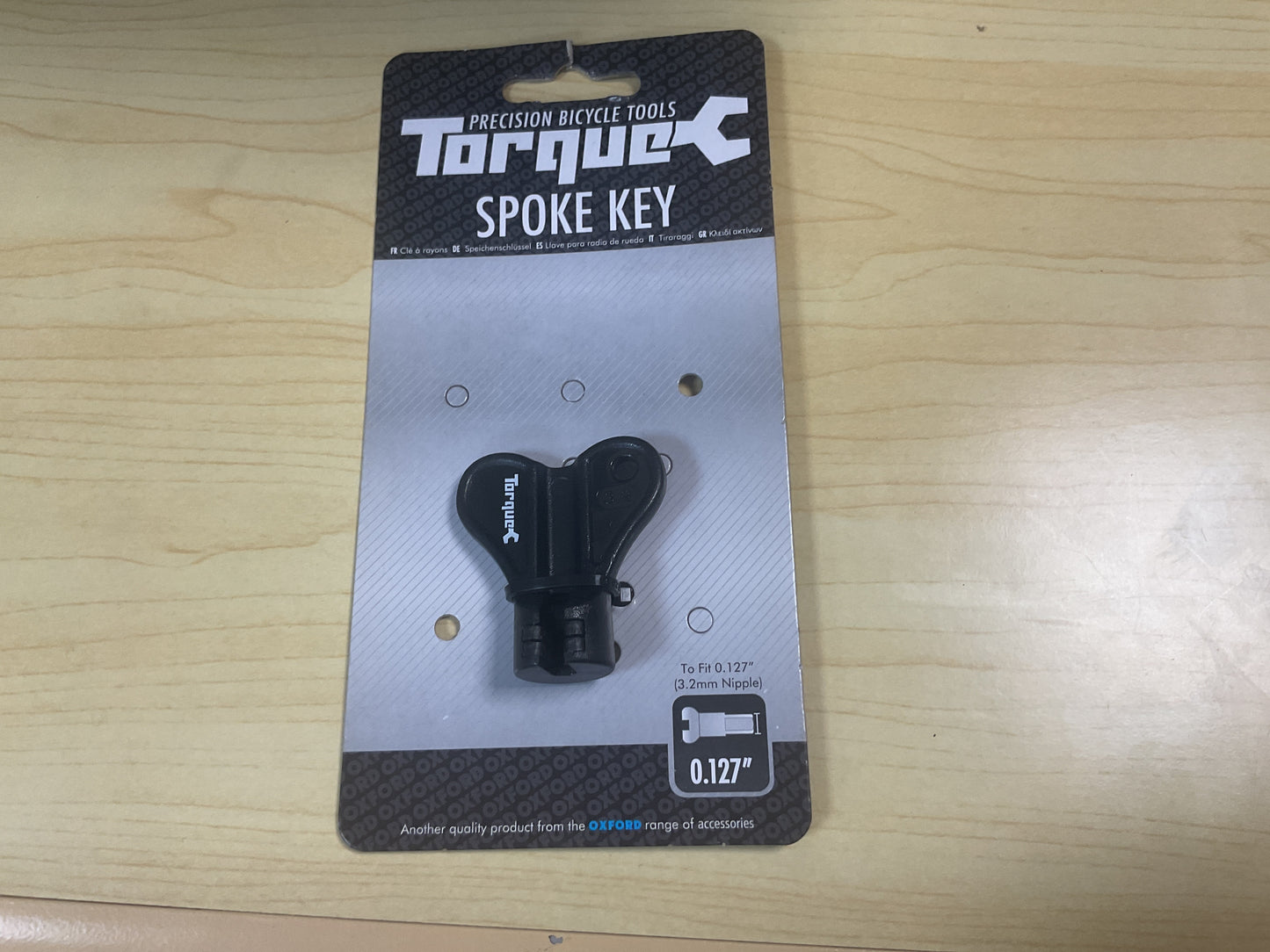 Torque spoke Key 0.127” 0.136”