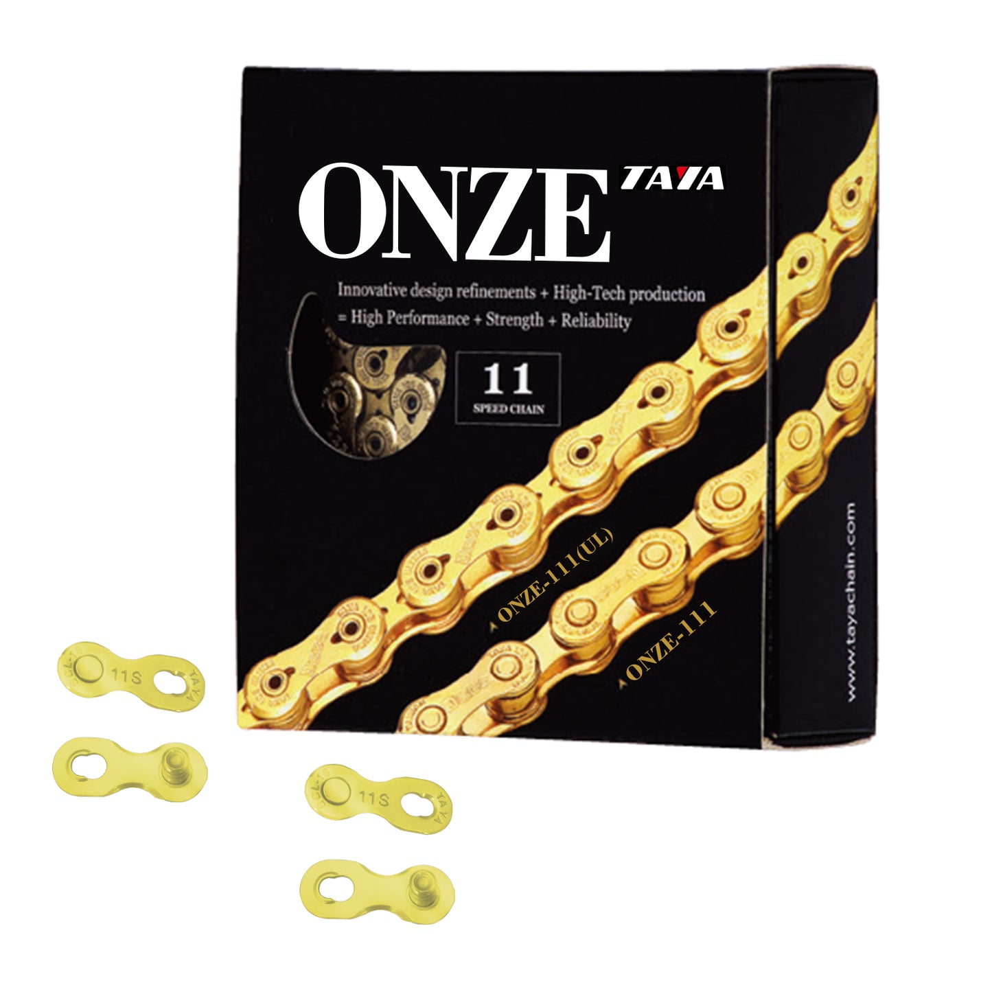 Taya Onze-111 11 Speed Chain Ti Gold 120L