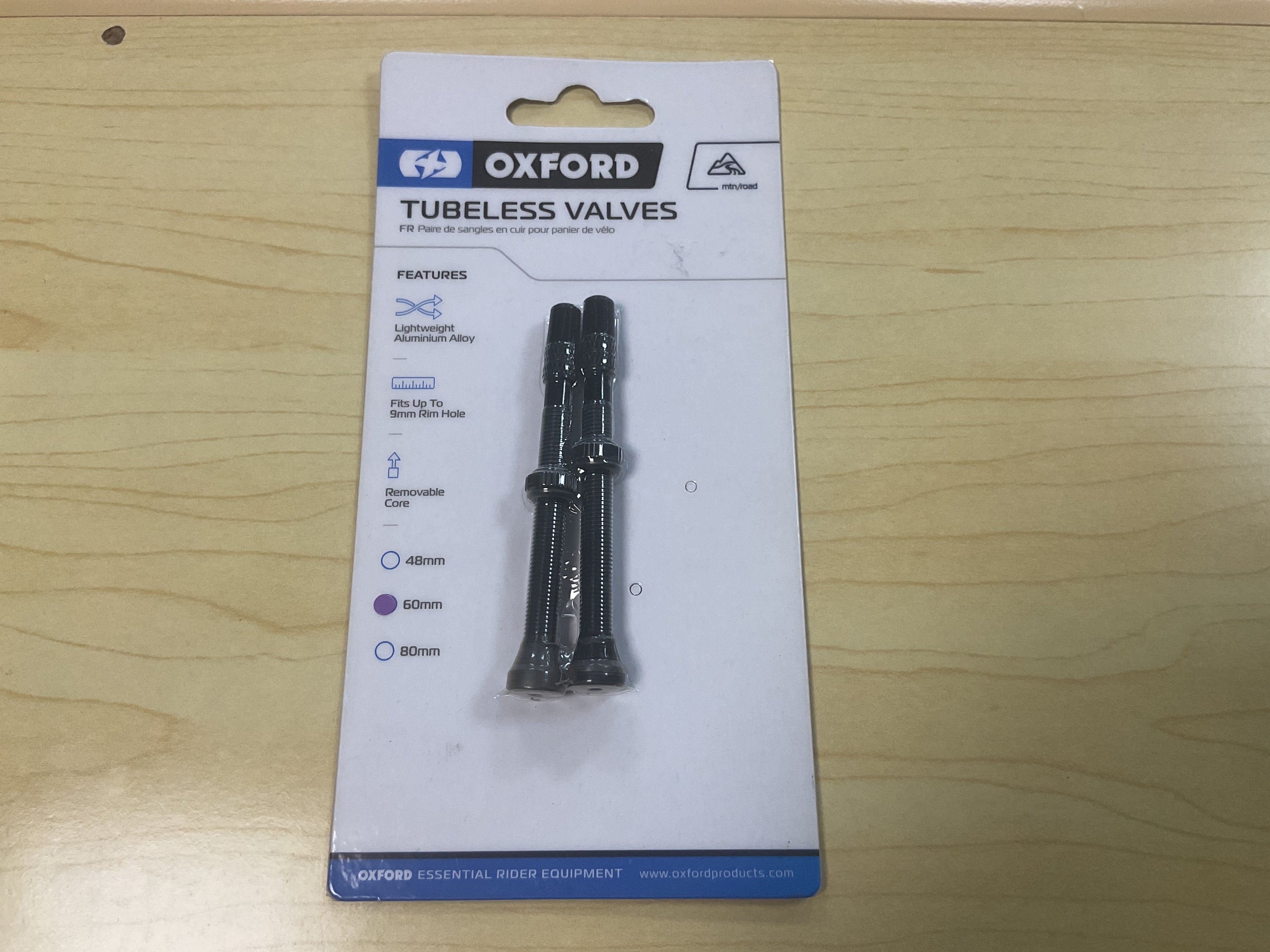 Oxford Tubeless Valves