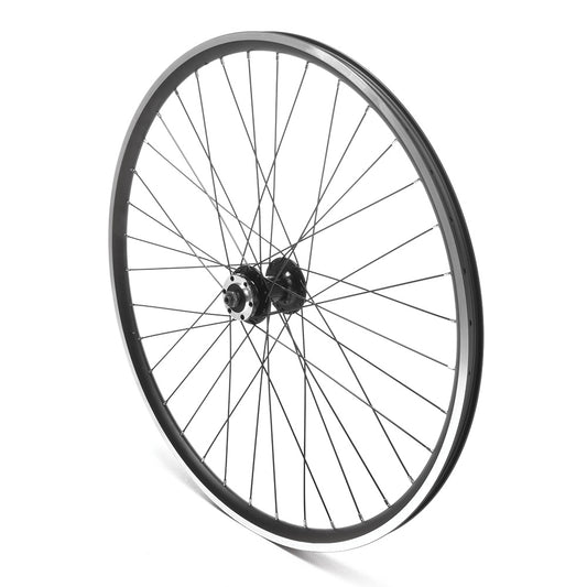 Front Wheel 26' MTB Black Double Wall QR Disc Ready
