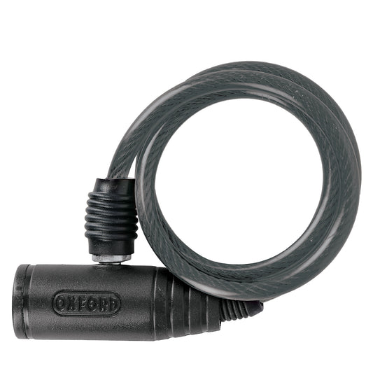 Oxford Bumper Cable Lock Smoke 6mm x 600mm