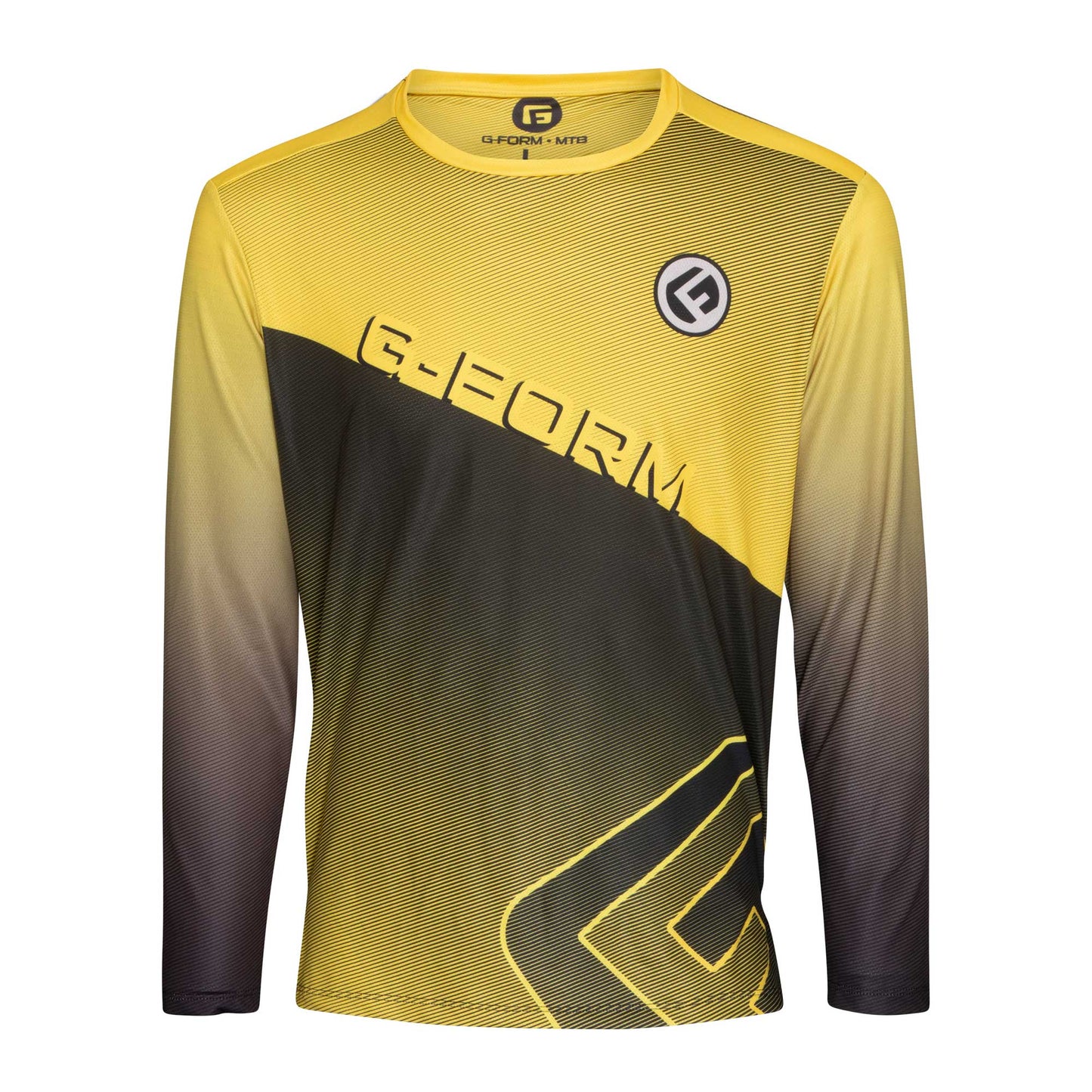 G-Form Men's LS Podium Jersey Yellow/Black M