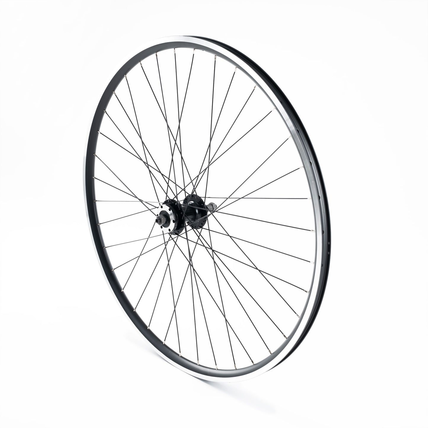 Rear Wheel 700c Hybrid Freewheel Bk D/Wall QR Disc Ready