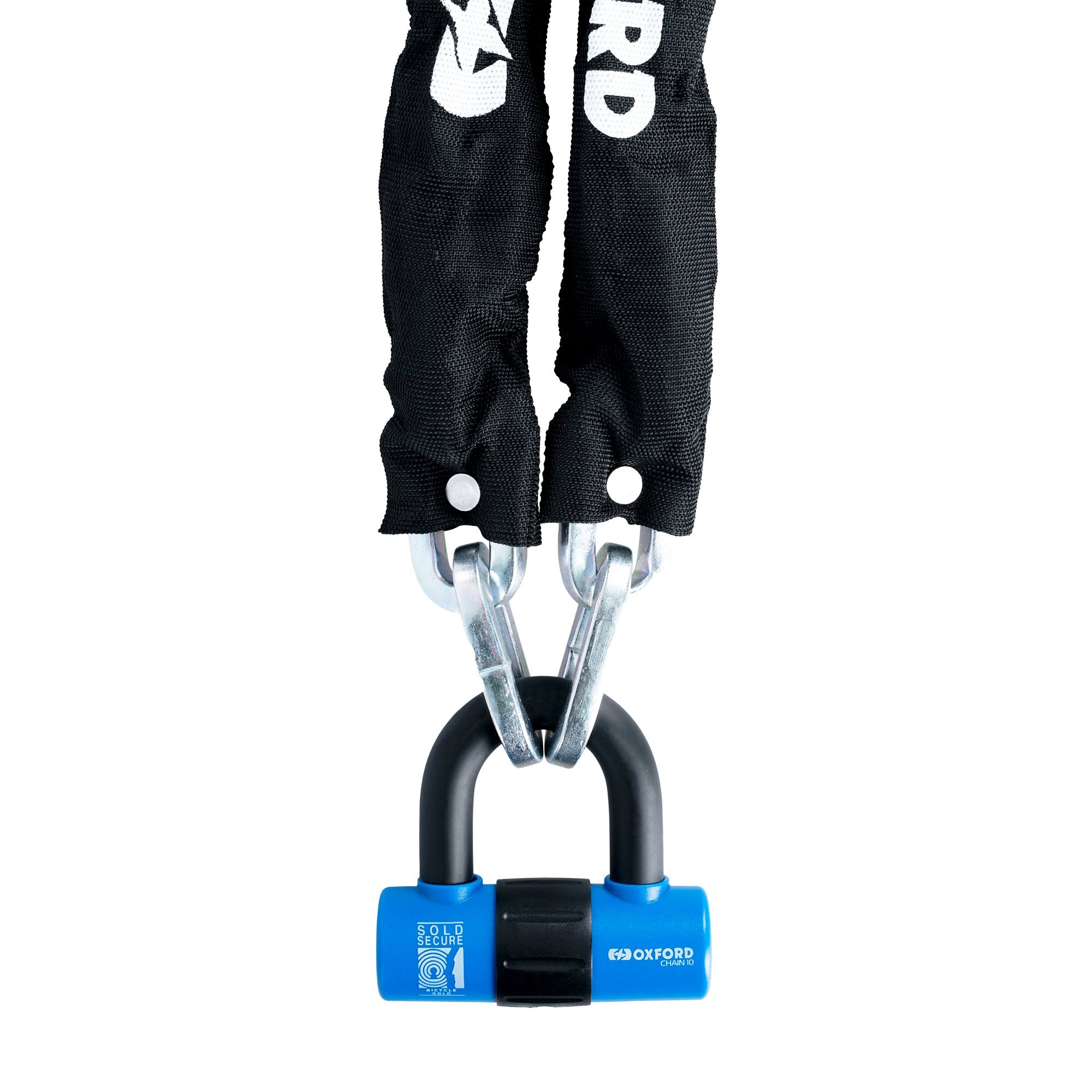 Oxford Chain 10 Chain Lock & Mini Shackle 10mm x 1400mm
