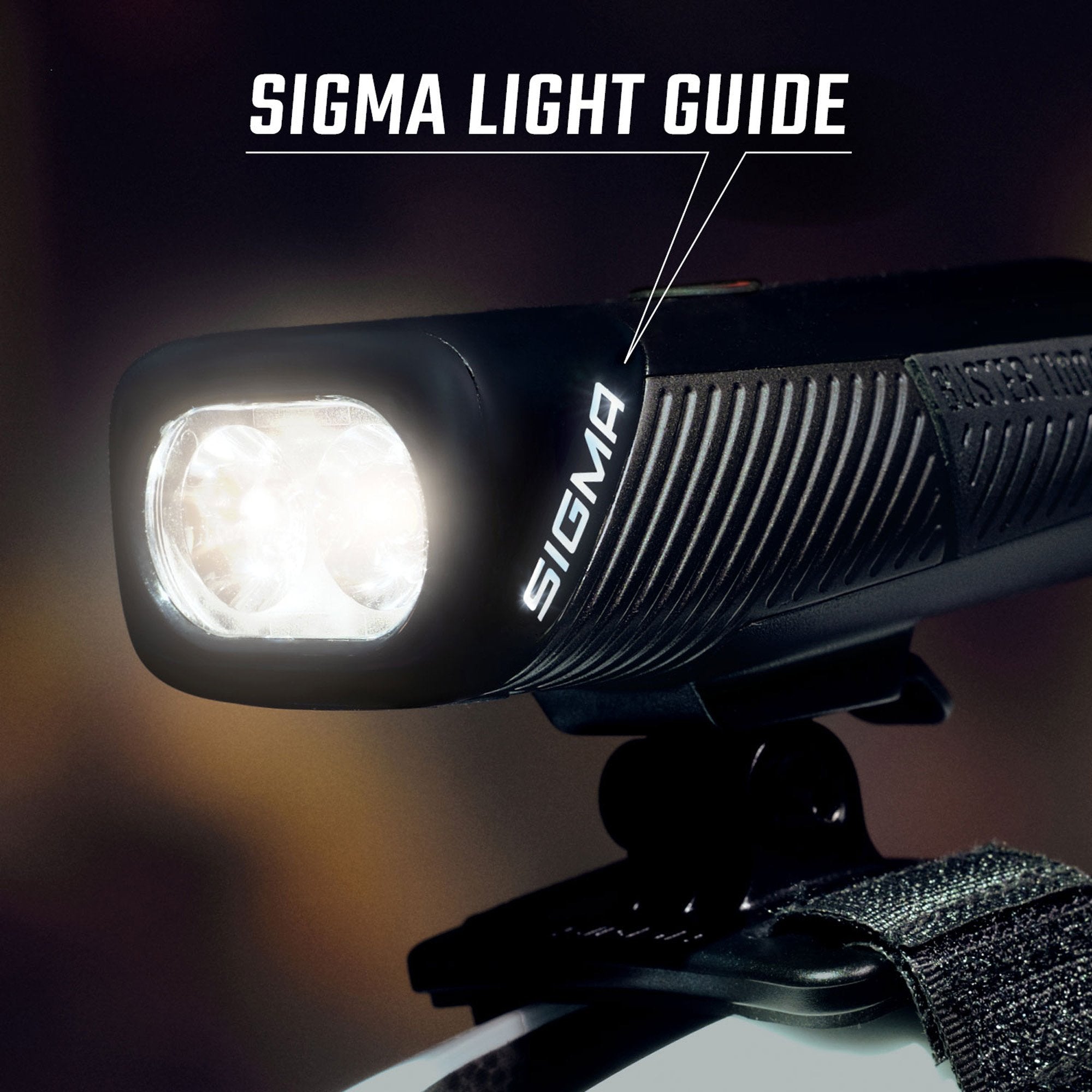 Sigma Buster 1100 Headlight with Helmet Mount
