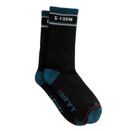 G-Form Mid-Calf Sock Black/Teal/Grey S/M