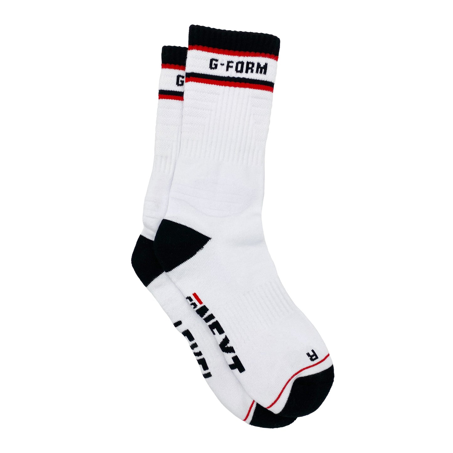 G-Form Mid-Calf Sock White/Black/Red S/M