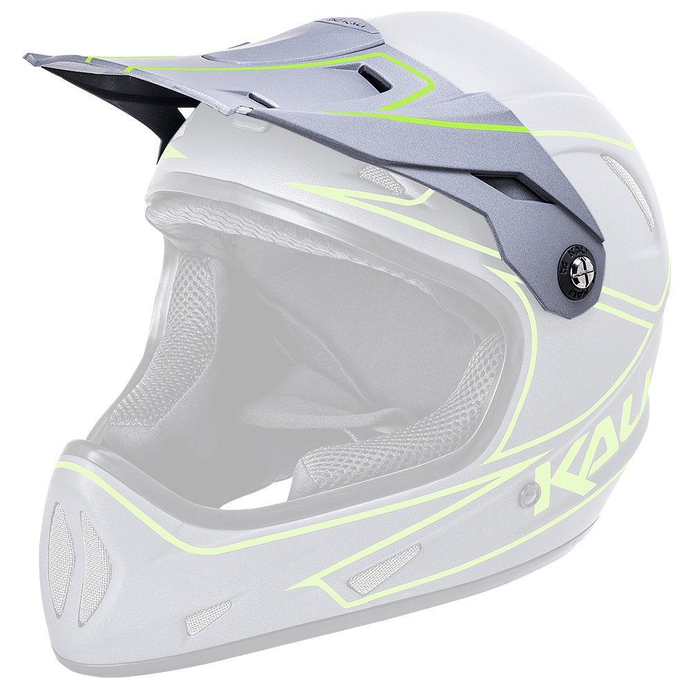 Kali Alpine Rage Visor Mat Grey/Fluo Yellow