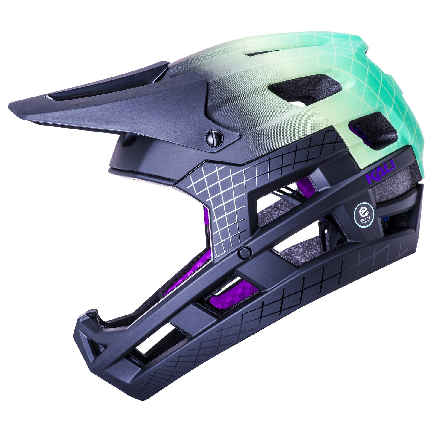 Kali DH Invader LTD Astro Mat Lime XS-M
