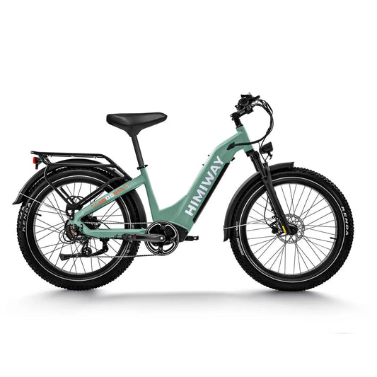 Himiway D5 All-Terrains Stepover Electric Bike - Green