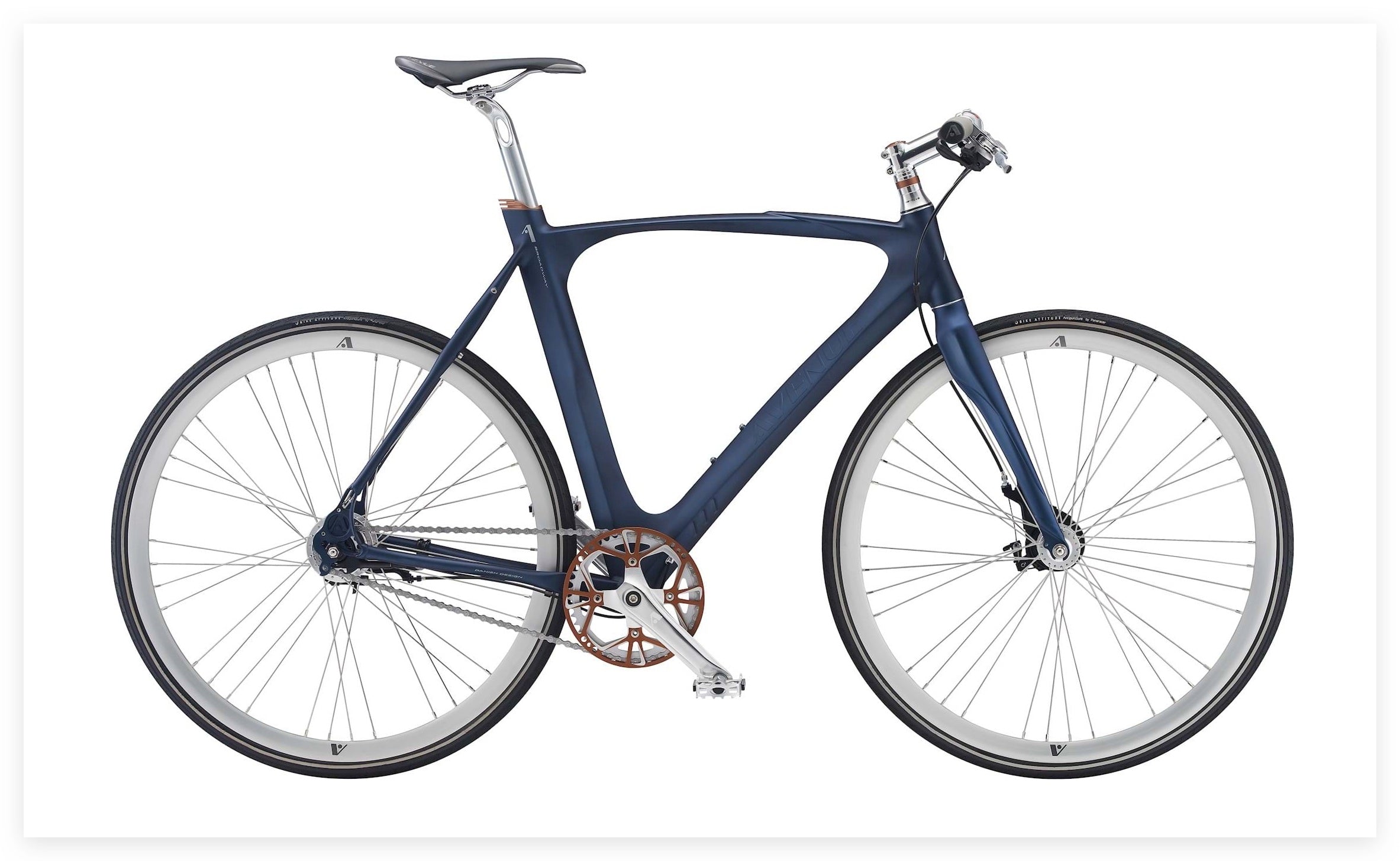 Avenue Broadway Gent 58cm 7sp Shimano Nexus roller brake - Matt Dark Blue