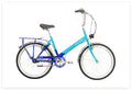 Raleigh Hoppa Womens Hybrid Bike 2023 in White & Pink / Purple & Teal