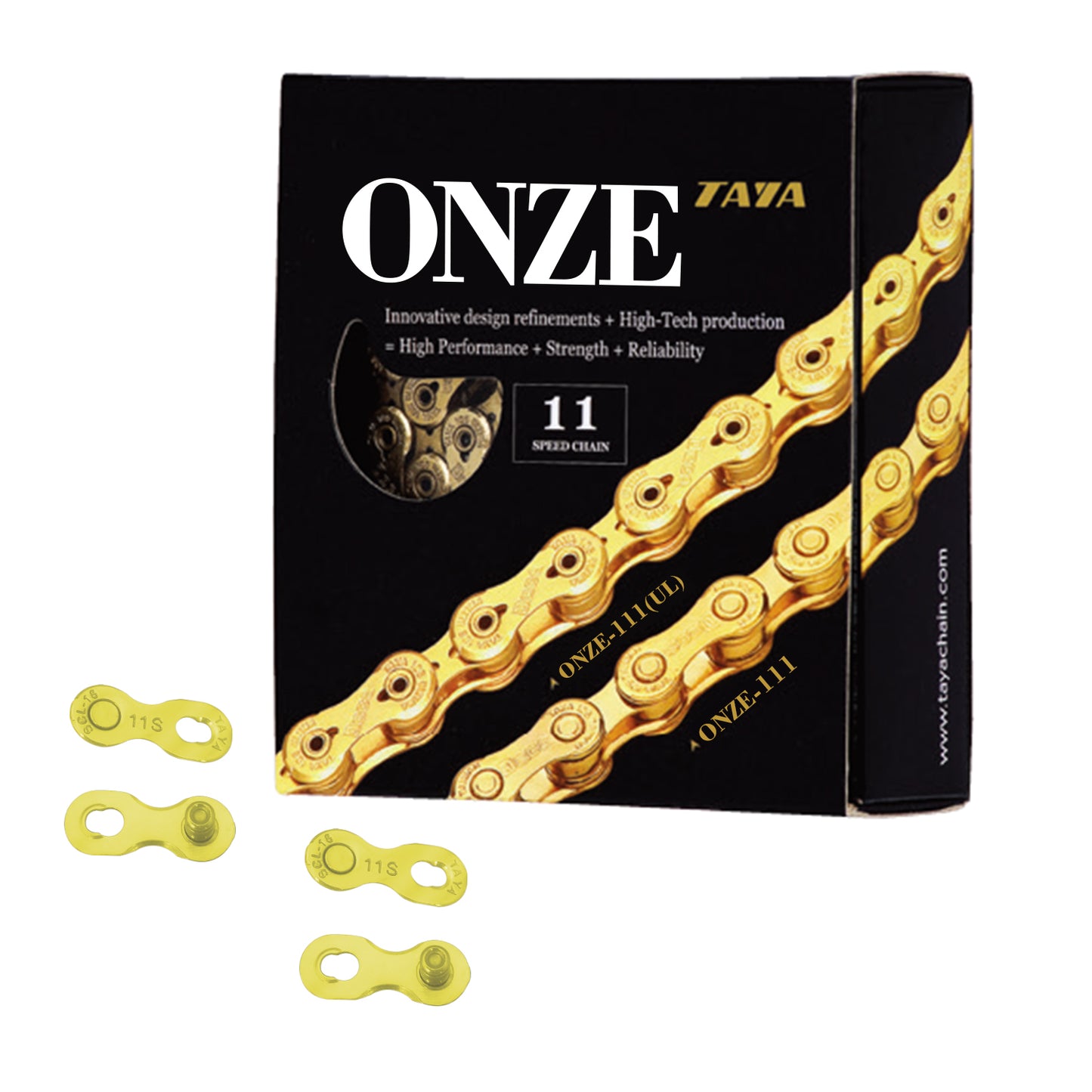 Taya Onze-111(UL) 11 Speed Chain Ti Gold 120L